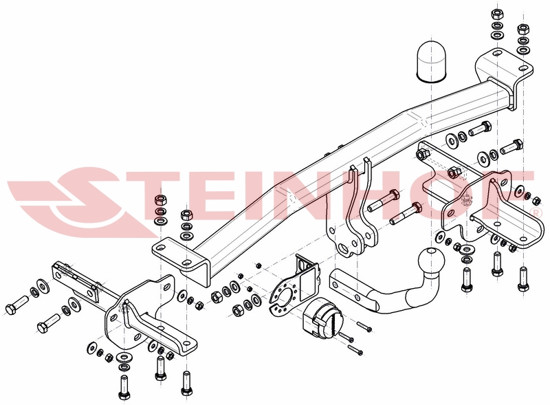 Tažné zařízení Fiat Tipo 4D, šroubové provedení, Steinhof