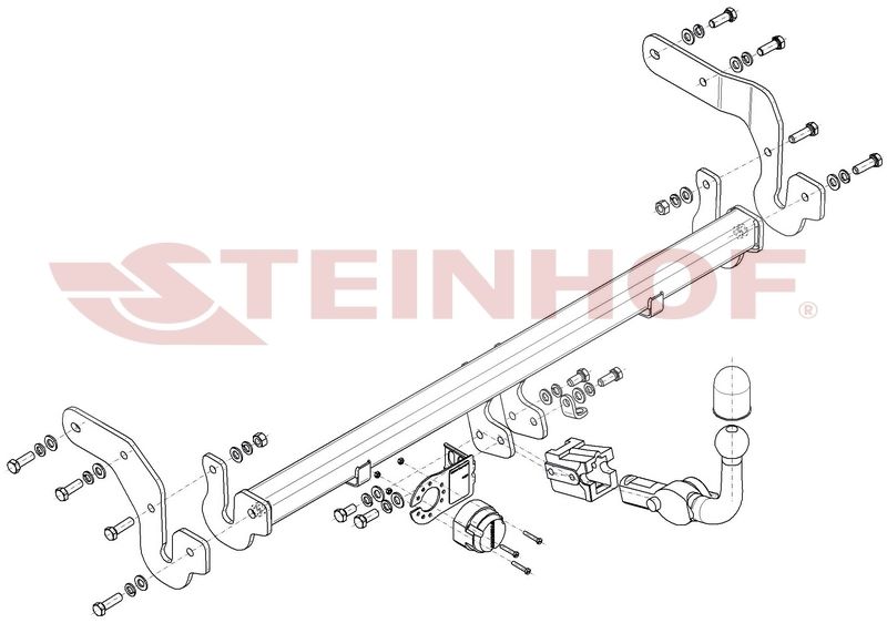 Tažné zařízení Hyundai Matrix, horizontální provedení, Steinhof