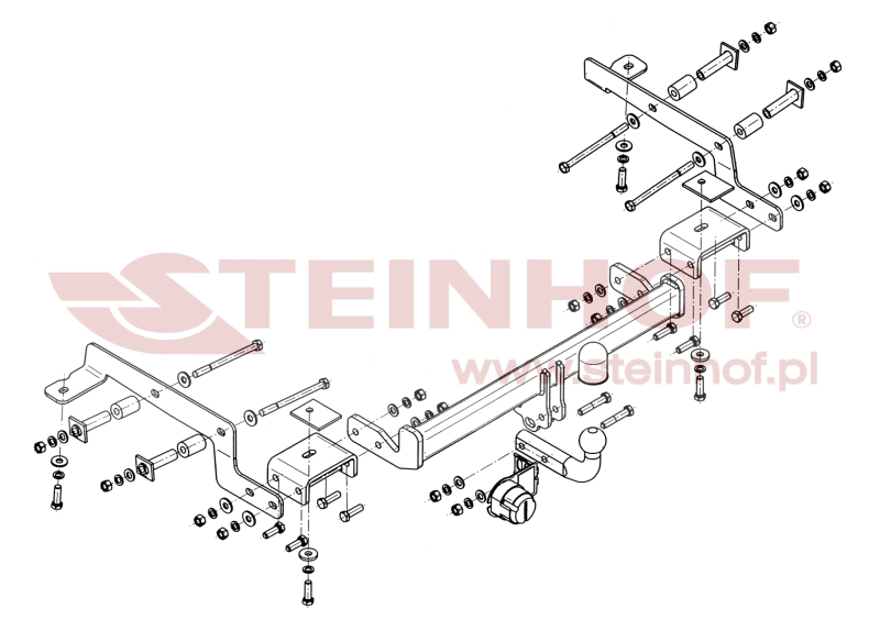 Tažné zařízení Nissan NV 200 (M20) Van, Minibus, šroubové provedení, Steinhof