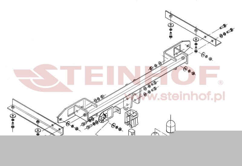 Tažné zařízení Opel Astra IV (J) 5D  kromě Flex-Fix, odnímatelný vertikální bajonet, Steinhof