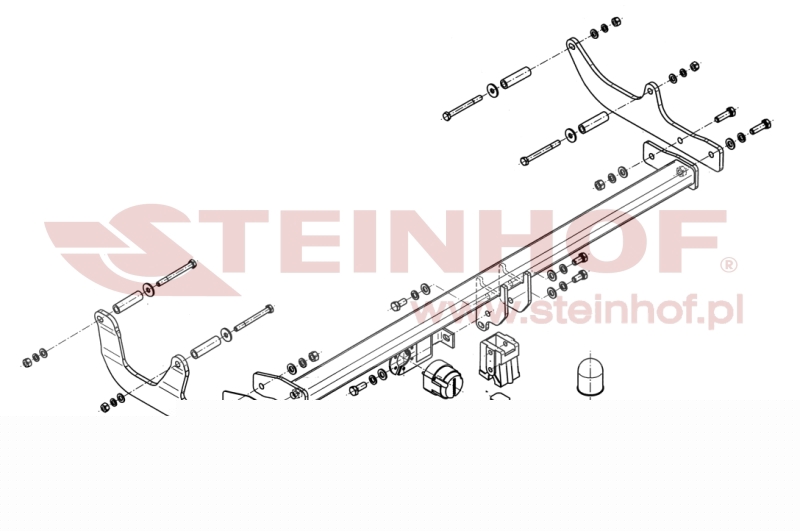 Tažné zařízení Renault Fluence 4D, odnímatelný vertikální bajonet, Steinhof
