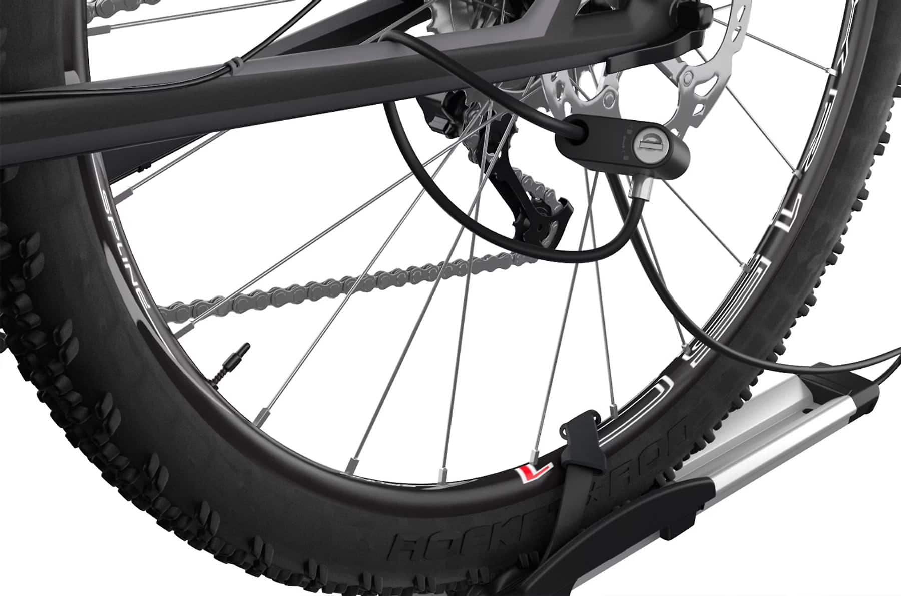Thule UpRide střešní nosič kol s upevněním za kolo - černá/aluminium